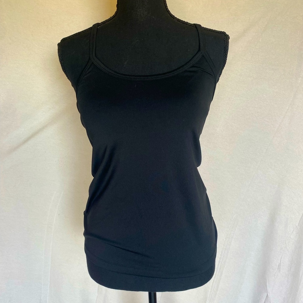 Athleta Black Sports Bra Workout tank top